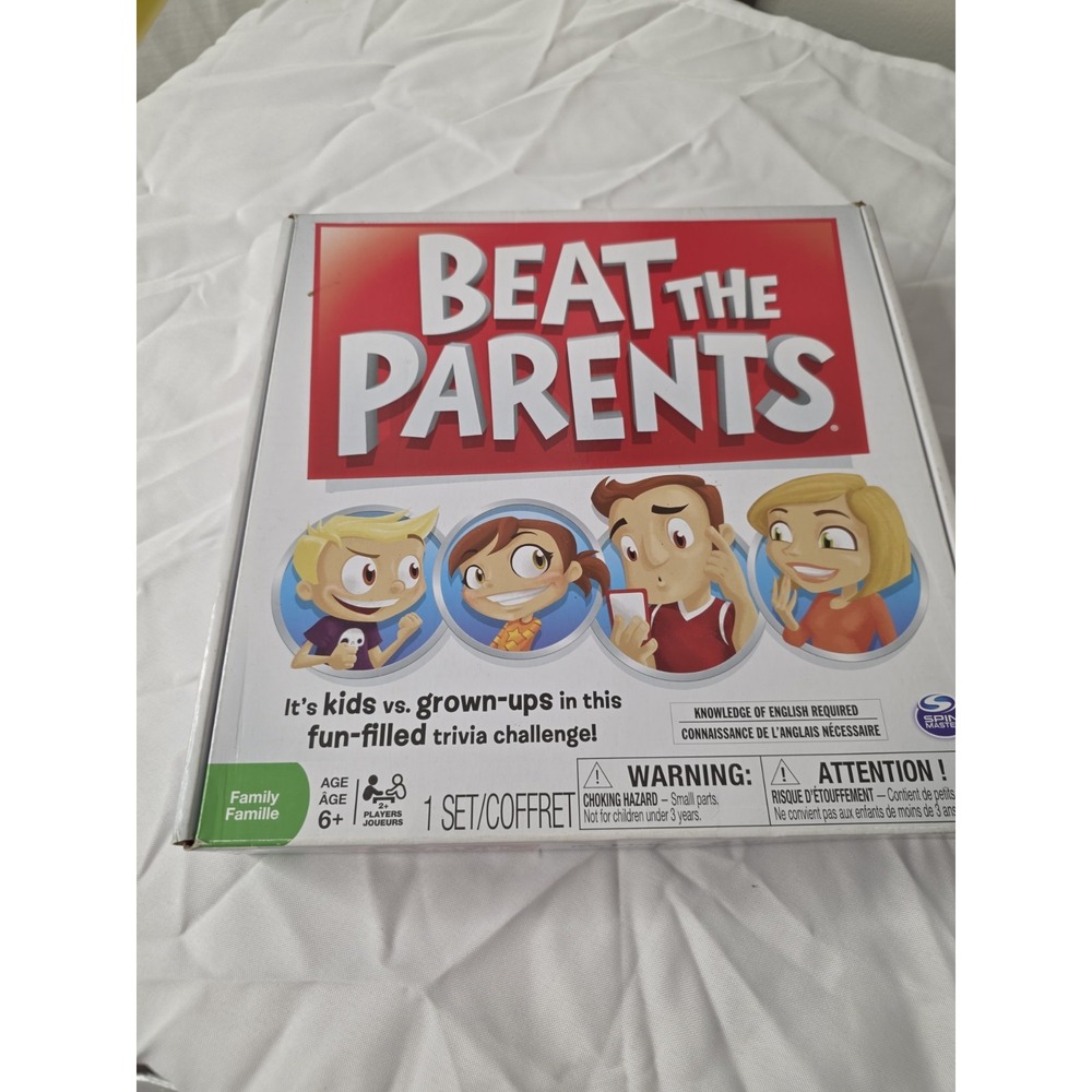 Beat The Parents Board Game Ages 6+ Family Fun Game Complete